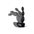 Mystim Big Bend-It Floating Egg Trio elektrostimulācijas prostatas stimulators – melns Foto 5