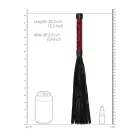 Ouch! – mākslīgās ādas flogeris – bordo – 38,5 cm — Foto 4