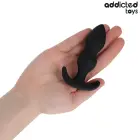 Addicted Toys silikoninis analinis kištukas S 10.3 cm – rutulio formos – juodas — Nuotrauka 3