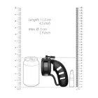 Model 19 – клетка целомудрия – 11.5 cm – черный — Фото 5