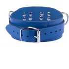 Red Leather Ultra Blue Adjustable Leather Collar 38-52 cm — Photo 2