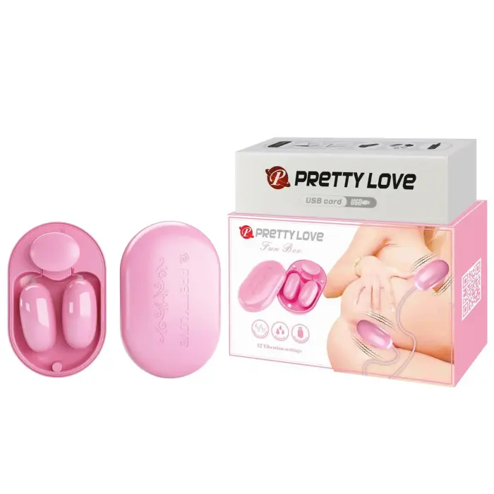 PRETTY LOVE Fun Box lodes vibrators – rozā