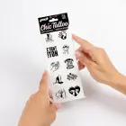 10 pagaidu tetovējumu komplekts - KINKY COLLECTION — Foto 4