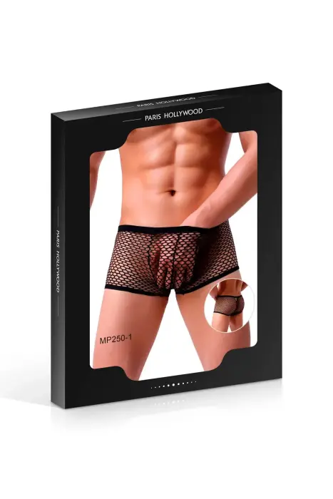 Paris Hollywood – men's fishnet boxer briefs – L/XL
