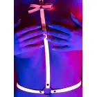 TABOOM Seductive Harness with Bow – Pink – S/M — Photo 2
