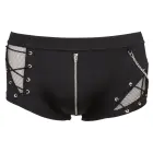 Men's Pants with Mesh and Chain Detail – Black – M — Photo 5