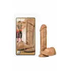 COVERBOY The Matador – anatomisks PVC dildo ar piesūcekni – miesas krāsā – 20,3 cm — Foto 2