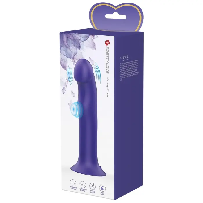 PRETTY LOVE Murray dildo – 18 cm (7″) – Juodas