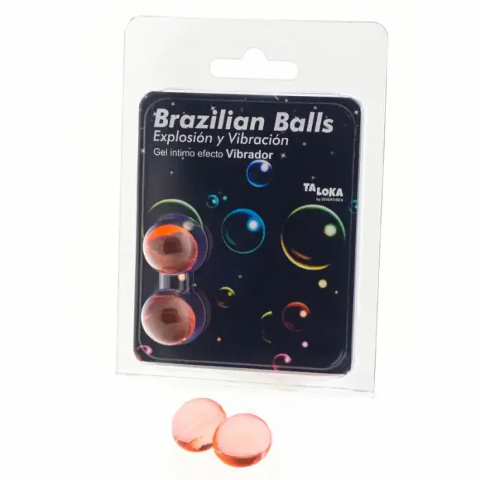 Taloka Brazilian Balls массажные гелевые капсулы – вибрирующий эффект – 2 шт.
