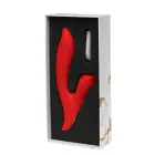 Rouge Velvet G taško vibratorius – 18 cm (7″) – raudonas — Nuotrauka 3