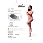 MissO P201 caurspīdīgas zeķubikses ar atvērtu starpkāju S/M – miesas krāsā — Foto 3