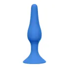 Slim analinis kištukas – M – Mėlynas – 11.5 cm – Blue Photo