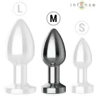Intense Metal Vibrating Plug M – 8.8 cm – Silver — Photo 6