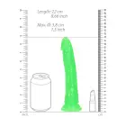 Slim reālistisks dildo ar piesūcekni – tumsā spīdošs – 20 cm (8″) — Foto 7