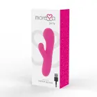 Moressa Jerry dubultais vibrators – 15 cm (6″) – rozā — Foto 3