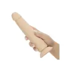 Vibreeriv ja liikuv silikoonist stud dildo – nahavärv — Foto 7