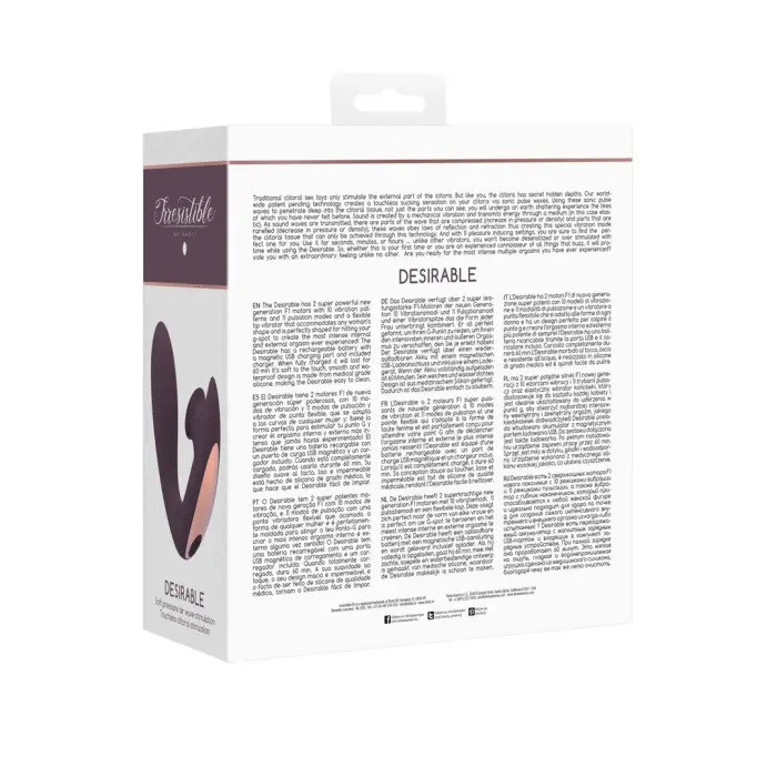 Desirable elastīgs gaisa pulsa vibrators – violets Foto 2