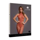 Mesh and Lace Bodysuit – Red – One Size — Photo 1