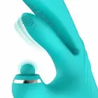 Good Vibes Only Lisa Dual-Action vibrators ar kustību – 22 cm (8.5″) – rozā — Foto 10
