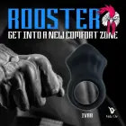 Velv'Or Rooster Ivar силиконовое анатомическое кольцо – черный, One Size — Фото 5