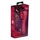 SECRET KISSES Rosegasm Rose Quake двусторонний силикон розовый – 18,8 см — Фото 1