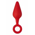 FORTO F-10 Silicone Plug with Pull Ring – M – Red — Photo 2