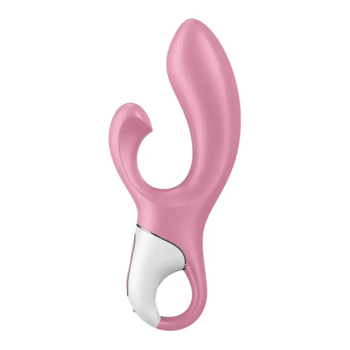 Satisfyer Air Pump Bunny 2 Light Red dildo – 21.5 cm (8.5″) – sarkans