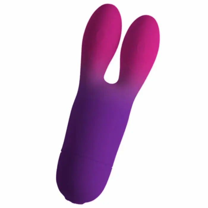 Гибкий кролик-вибратор Rocks-Off Glo-Girl Bunny – 13.2 cm (5.2″) – фиолетовый