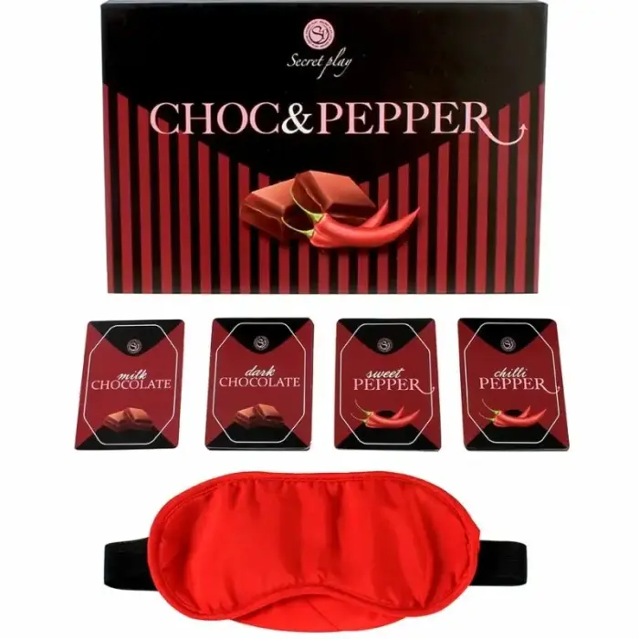 Secretplay Choc & Pepper erotiska kāršu spēle pāriem, 48 kartītes, ES/EN