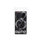 Alpha Liquid Silicone кольцо для члена – черный — Фото 2