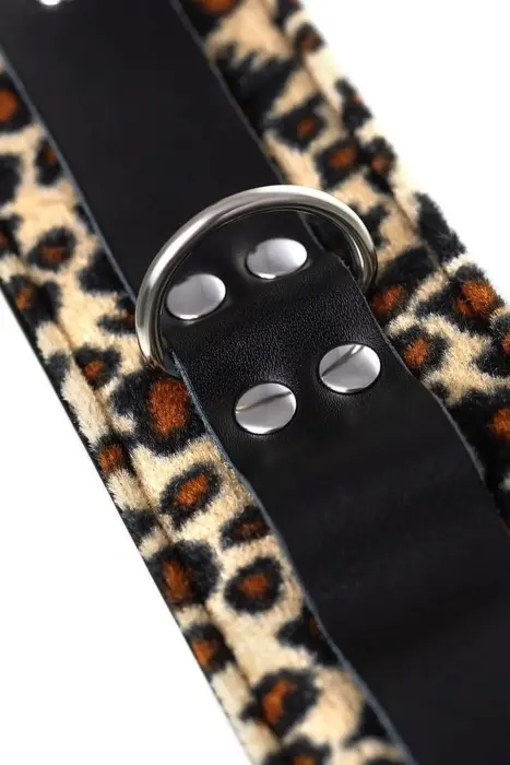 Anonymo Faux Leather Handcuffs with Print – 19.5 cm