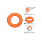Alpha Prolong Large Cock Ring – Orange — Photo 7