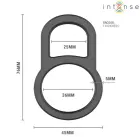 INTENSE Conleth регулируемое двойное кольцо для члена Model 3 – черный – 7.6 cm — Фото 6