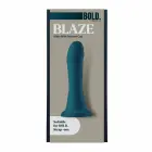 BOLD Blaze Силиконовый фаллоимитатор с присоской – 16 см, чёрный — Фото 1