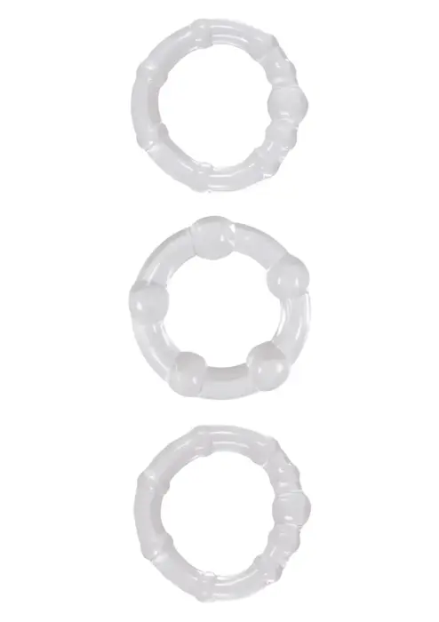 Stamina Rings – Clear – 3-Pack