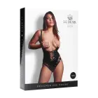 Tittilate - Lace Up Cupless Body - One Size - Black — Foto 2