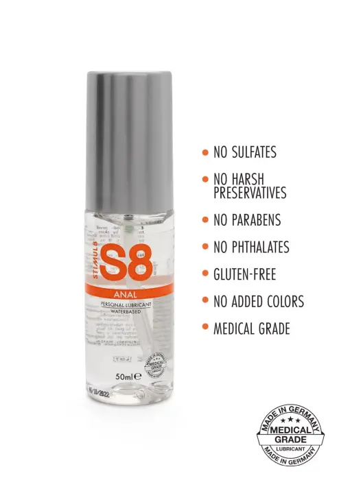 S8 Water-based Anal Lubricant – 50 ml Photo