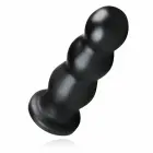 BUTTR Tactical III didelis gyslotas analinis kištukas su plokščiu siurbtuku – 18.5 cm – Juodas — Nuotrauka 4