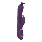 Gada G-Spot Rabbit Vibrator with Bunny Ears and Pulse Wave Shaft – 18 cm – Purple — Photo 9