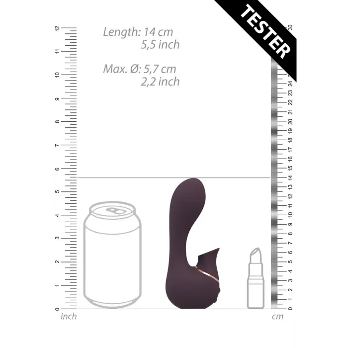 Irresistible Mythical gaisa pulsa klitora stimulators – violets Foto 6