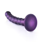Pērlīšu G-punkta dildo – 16.5 cm (6.5″) – Violets — Foto 4