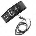 KINK Adjustable Black Collar with Leash 116cm Silver Studs Model 4 — Photo 4