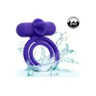 Uzlādējams Dual Climaxer dzimumlocekļa gredzens – violets — Foto 7