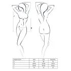 Casmir Avena Satin Bodysuit with Lace Trim – Silver – S/M — Photo 4