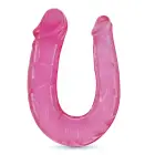 Double Trouble dubultais dildo – 27 cm (10.5″) – Rozā Foto 1