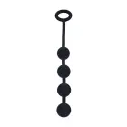 Round Silicone Anal Balls - S - 20mm - Black Photo