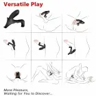 ARMONY Ranger Double Vibrator Ring for Couples – Black — Photo 2