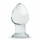 Glas No. 26 – läbipaistev klaasist anaalkork – M — Foto 1