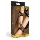 Taboom Cocoaelle – плетёные манжеты на щиколотки из веганской кожи – какао — Фото 2