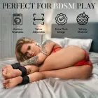 XR Brands Bound фиксаторы для запястий и лодыжек – чёрные — Фото 8